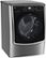Left Zoom. LG - 7.4 Cu. Ft. 14-Cycle Smart Wi-Fi Electric SteamDryer - Sensor Dry and TurboSteam - Graphite steel.