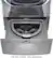 Front. LG - SideKick 1.0 Cu. Ft. High-Efficiency Smart Top Load Pedestal Washer with 3-Motion Technology - Graphite Steel.