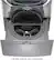 Alt View 19. LG - SideKick 1.0 Cu. Ft. High-Efficiency Smart Top Load Pedestal Washer with 3-Motion Technology - Graphite Steel.