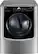 Front. LG - 9.0 Cu. Ft. Smart Electric Dryer with Steam and Sensor Dry - Graphite Steel.