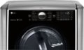 Alt View Zoom 1. LG - 9.0 Cu. Ft. Smart Electric Dryer with Steam and Sensor Dry - Graphite steel.
