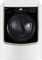 LG - 9.0 Cu. Ft. 14-Cycle Smart Wi-Fi Gas SteamDryer - Sensor Dry and TurboSteam-Front_Standard