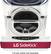 Alt View 11. LG - 29" SideKick 1.0 Cu. Ft. 6-Cycle High-Efficiency Pedestal Washer - White.