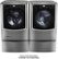 Alt View Zoom 6. LG - 5.2 Cu. Ft. High-Efficiency Smart Front Load Washer with Steam and TurboWash Technology - Graphite steel.