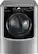 Front. LG - 9.0 Cu. Ft. Smart Gas Dryer with Steam and Sensor Dry - Graphite Steel.