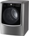 Left Zoom. LG - 9.0 Cu. Ft. Smart Gas Dryer with Steam and Sensor Dry - Graphite steel.