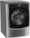 Angle Zoom. LG - 4.5 Cu. Ft. 14-Cycle Front-Loading Smart Wi-Fi Washer with TurboWash and Steam - Graphite Steel.