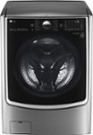 Front Zoom. LG - 4.5 Cu. Ft. 14-Cycle Front-Loading Smart Wi-Fi Washer with TurboWash and Steam - Graphite Steel.