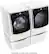 Alt View 15. LG - 7.4 Cu. Ft. 14-Cycle Smart Wi-Fi Electric SteamDryer - Sensor Dry and TurboSteam - White.