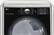 Alt View 2. LG - 7.4 Cu. Ft. 14-Cycle Smart Wi-Fi Electric SteamDryer - Sensor Dry and TurboSteam - White.