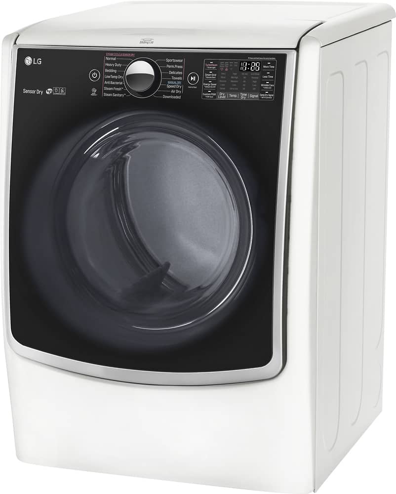 Best Buy LG 7.4 Cu. Ft. 14Cycle Smart WiFi Electric SteamDryer