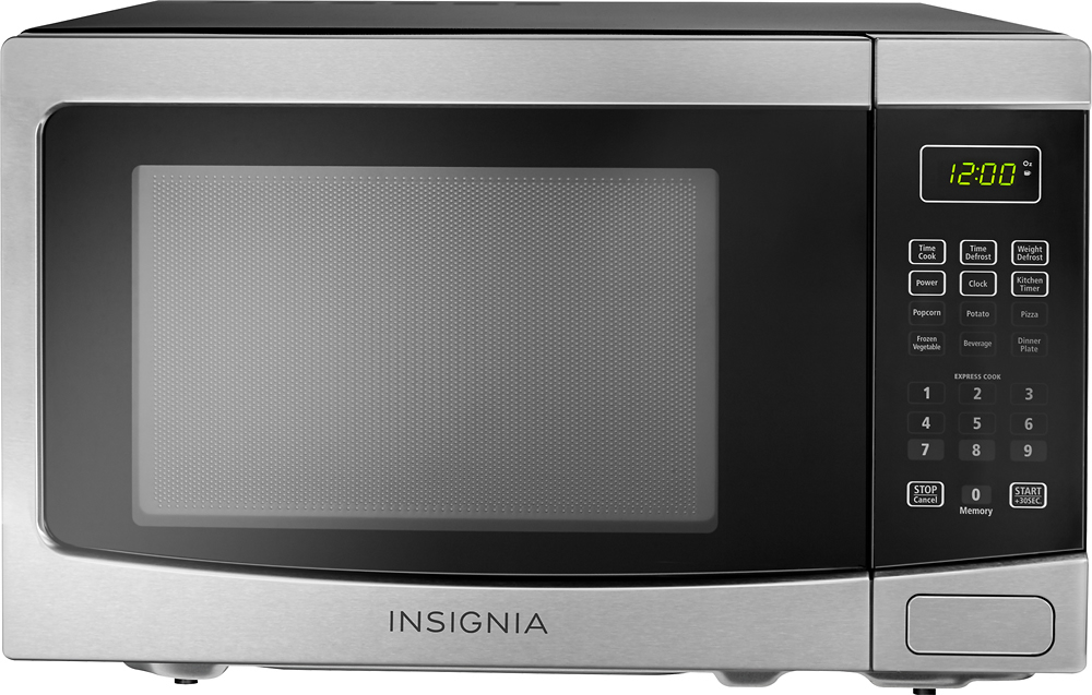 INSIGNIA 1.2 CU. FT. MICROWAVE (BLACK & STAINLESS STEEL) – NS-MW12SS6-C