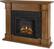 Front. Real Flame - Kipling Electric Fireplace - Burnished Oak.