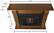 Alt View 13. Real Flame - Kipling Electric Fireplace - Burnished Oak.
