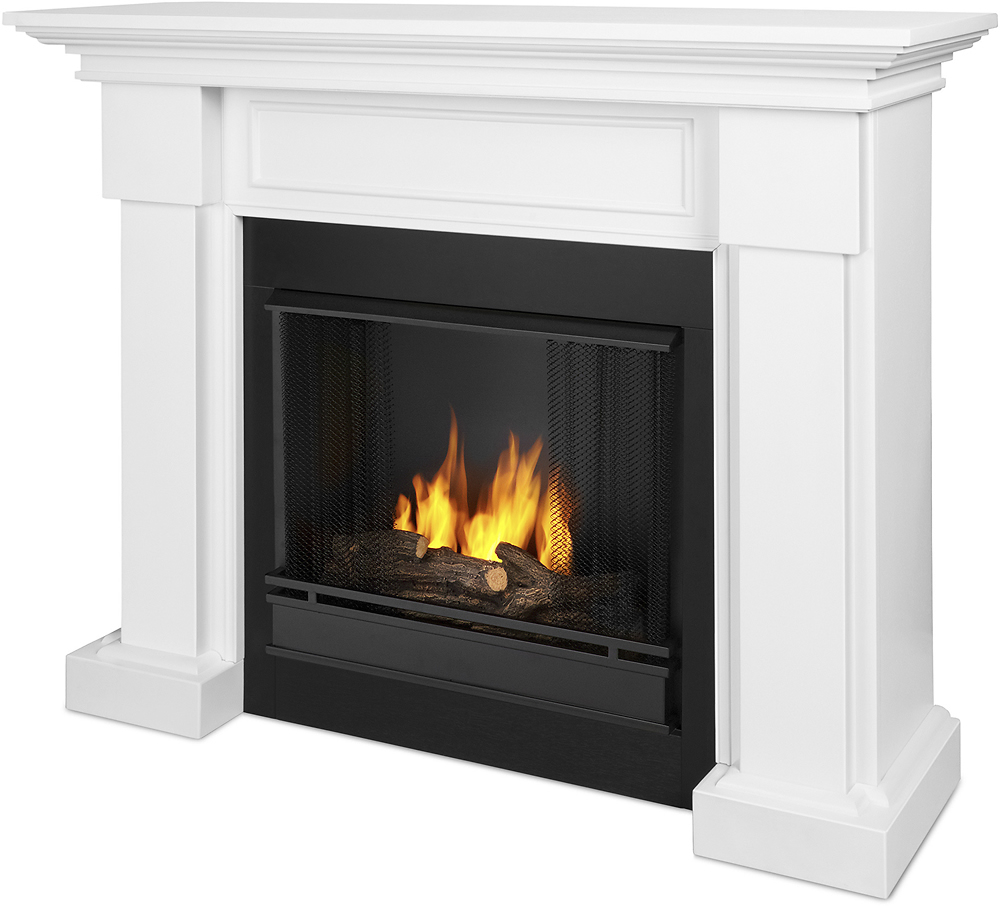 Best Buy: Real Flame Hillcrest Gel Fireplace White 7910-W