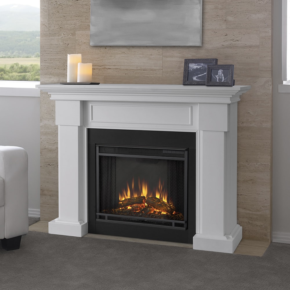 Real Flame Hillcrest Electric Fireplace White 7910E-W - Best Buy