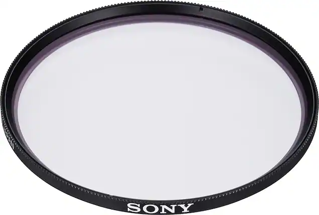 Angle. Sony - 40.5mm Protective Lens Filter - Black.