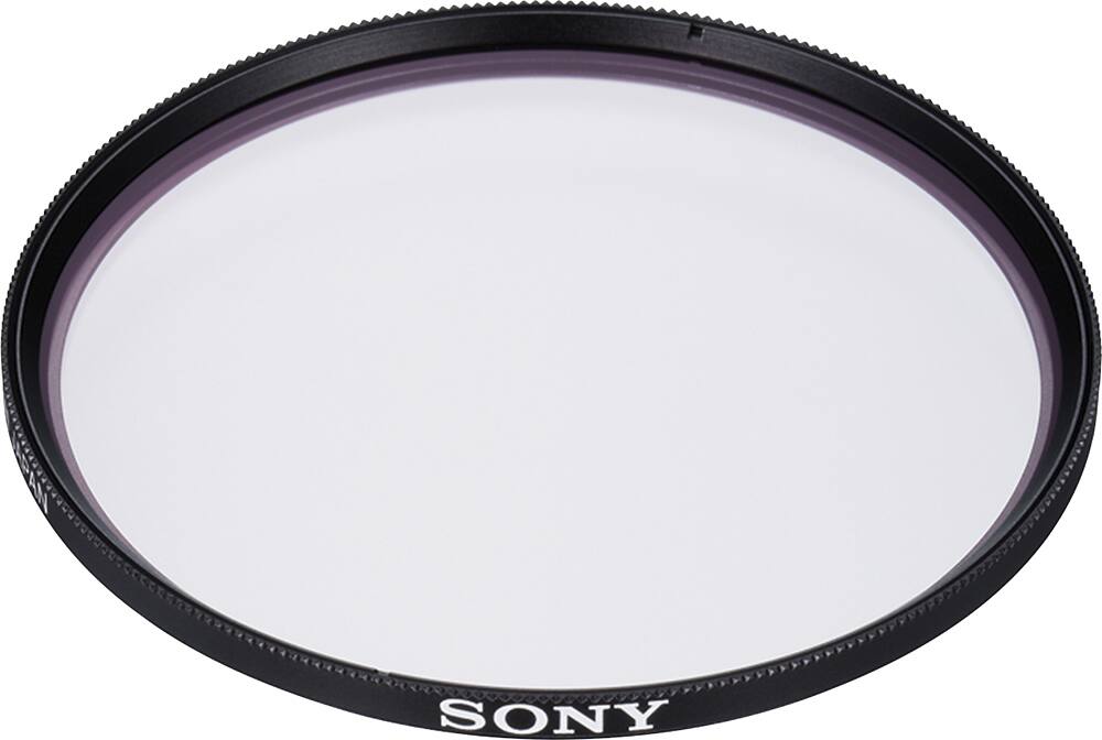 Angle. Sony - 40.5mm Protective Lens Filter - Black.