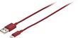 Insignia™ - Apple MFi Certified 3' USB Type A-to-Lightning Charge-and-Sync Cable - Red - Larger Front