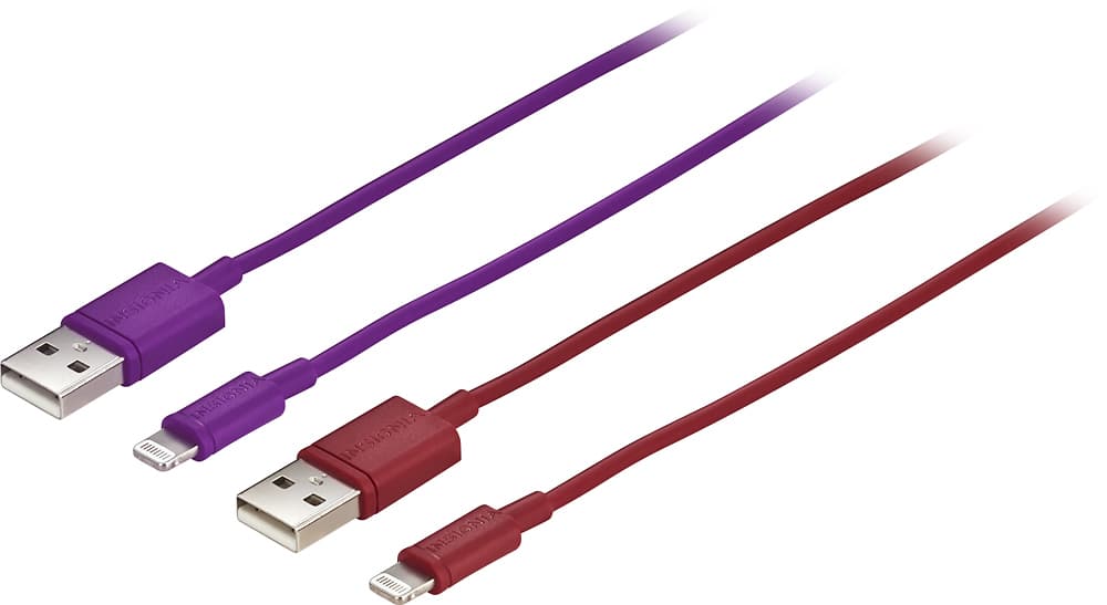 Best Buy: Insignia™ Apple Mfi Certified 3' Usb Type A-to-lightning 