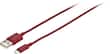 Insignia™ - 3' Micro USB-to-USB Charge-and-Sync Cable - Red - Larger Front