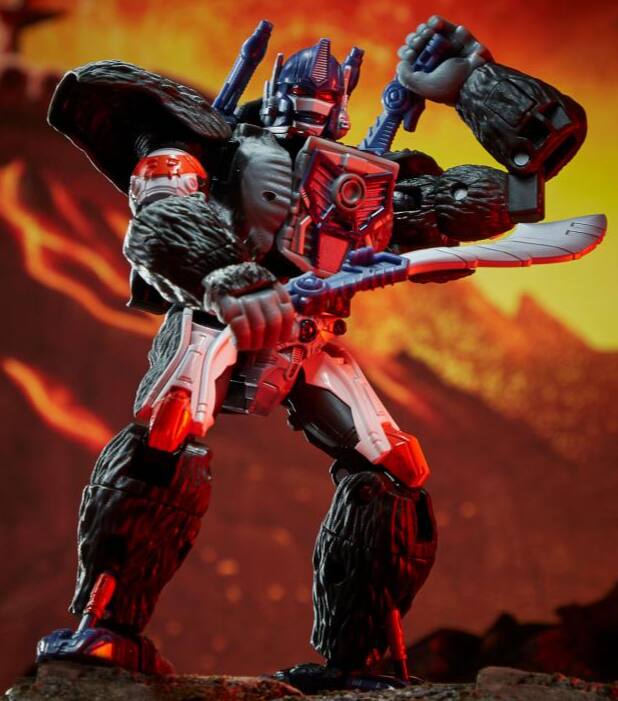 Alt View 6. Transformers - KD-01 Optimus Primal Japanese Version | Transformers War for Cybertron War For Cybertron Kingdom.