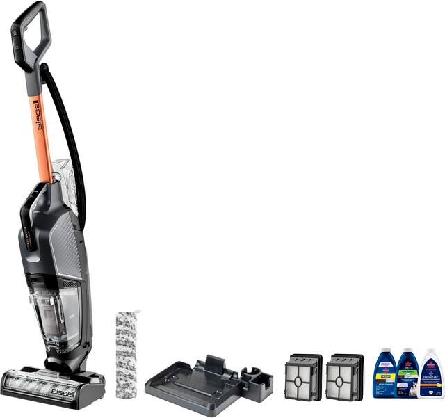 BISSELL - Crosswave Hydrosteam Corded Wet Dry Vac - Titanium/Cooper Harbor