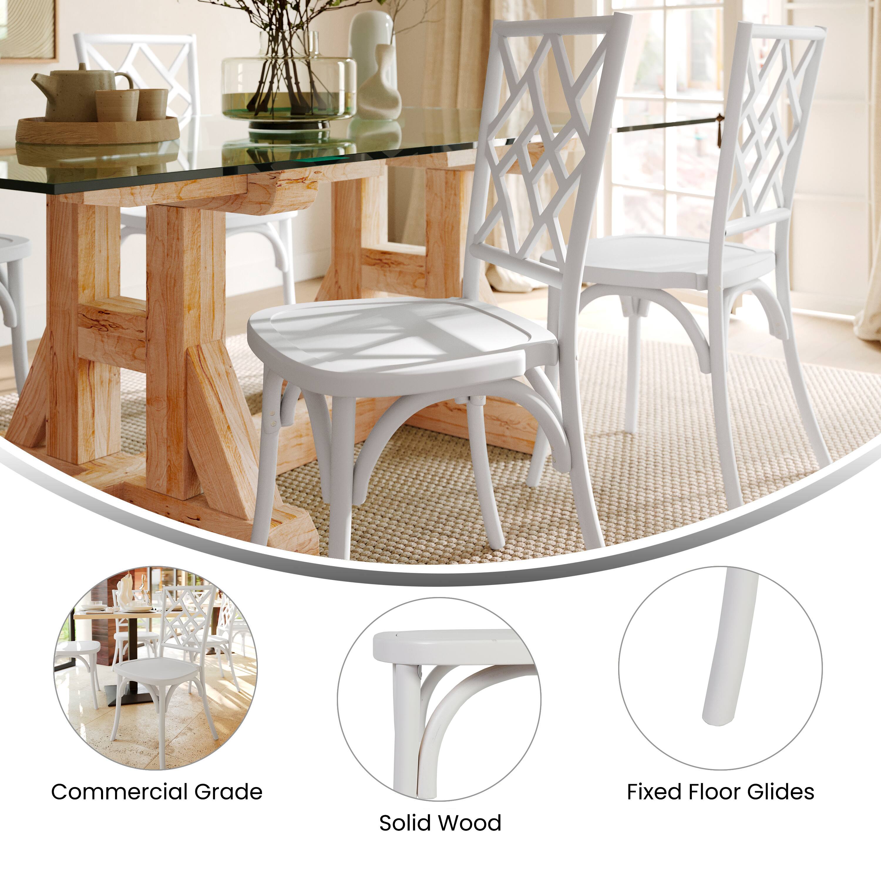 Commercial Grade Solid Wood Fixed Floor Glides
