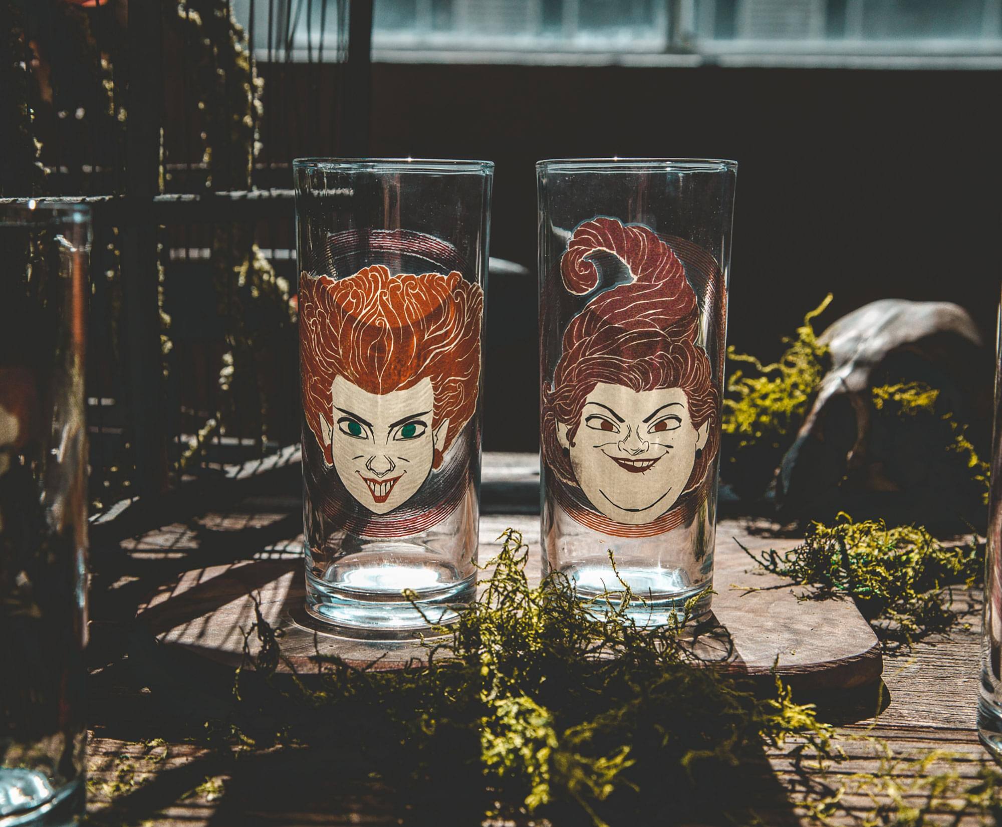Alt View 2. Disney - Disney Hocus Pocus Sanderson Sisters 10-Ounce Tumbler Glasses | Set of 4 - Purple.