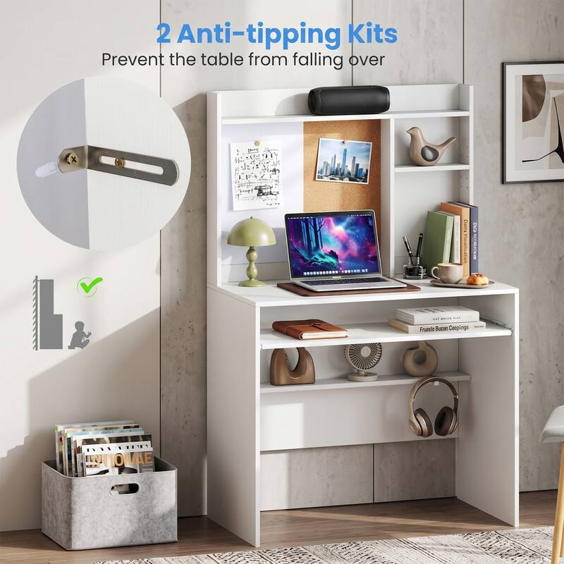 2 Anti-tipping Kits  
Prevent the table from falling over