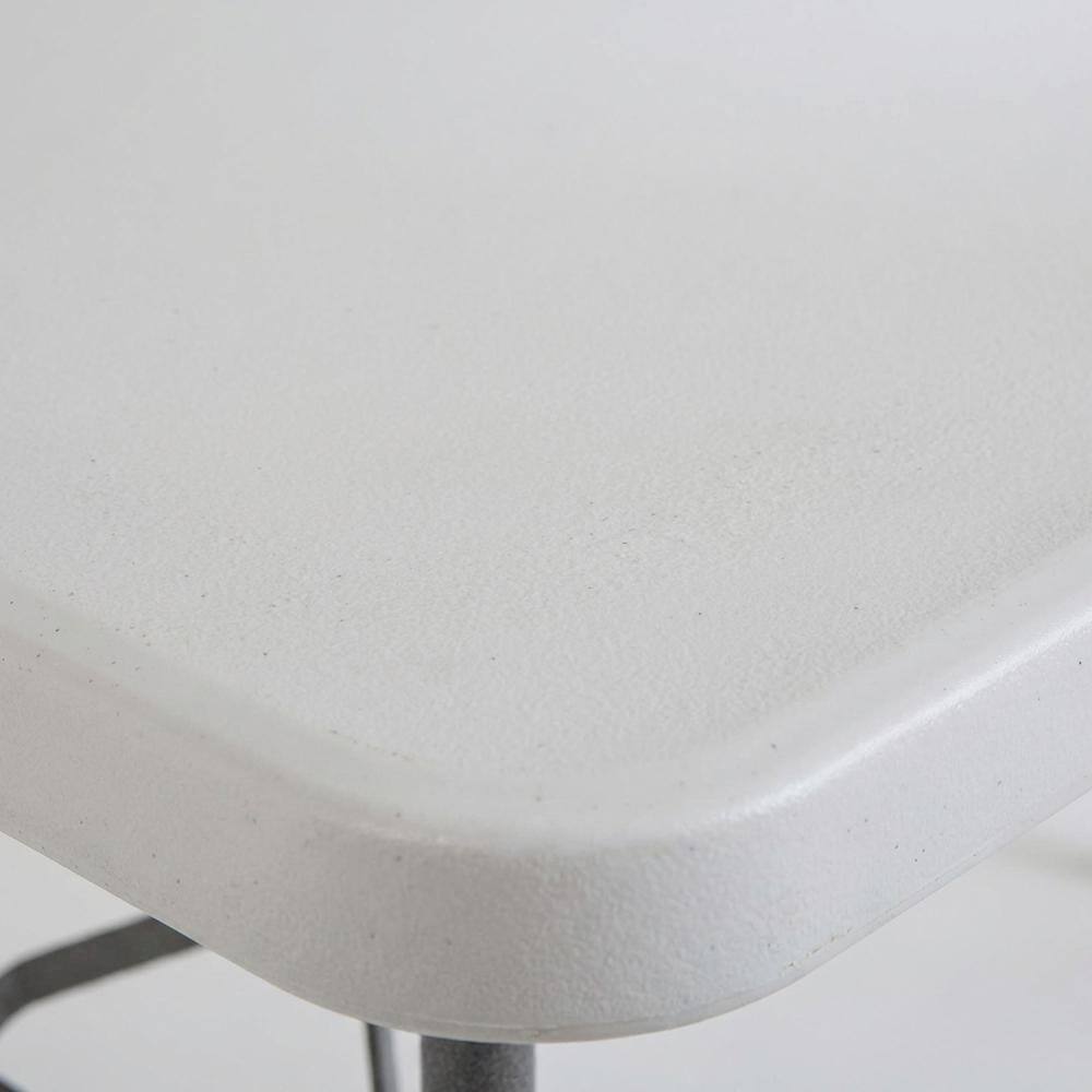 Alt View 4. FurniFact - Light Grey, Folding Table - Light Grey.