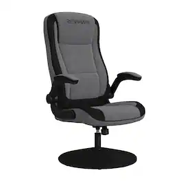 Respawn Products - RESPAWN 800 - Swivel Rocker Gaming Chair, Ergonomic Floor Gaming Seat, Comfortable Video Game Rocker Chair - Gray Fabric