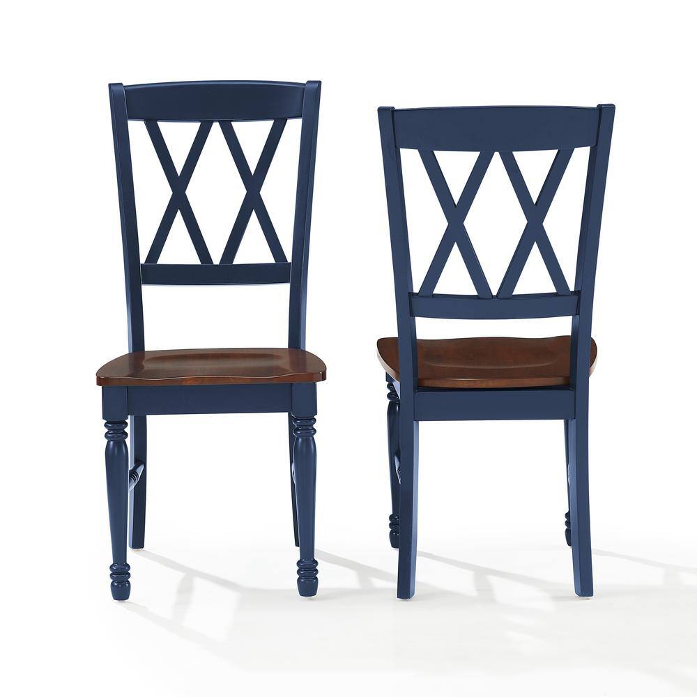 Alt View 1. Crosley Furniture - Shelby 2-Piece Dining Chair Set - Blue.