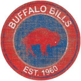 Fan Creations - Buffalo Bills 24'' Round Heritage Logo Sign - Multicolor