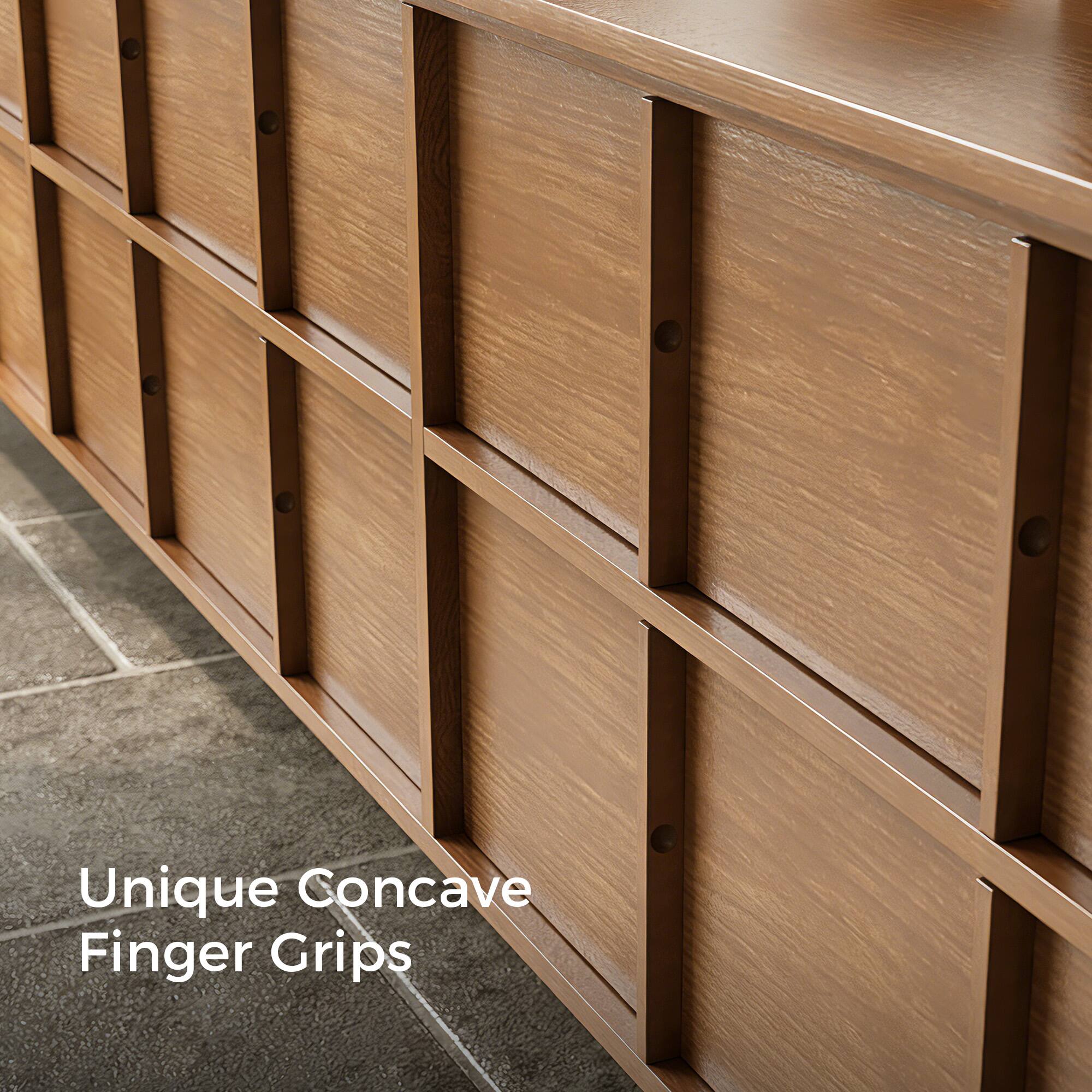 Unique Concave Finger Grips
