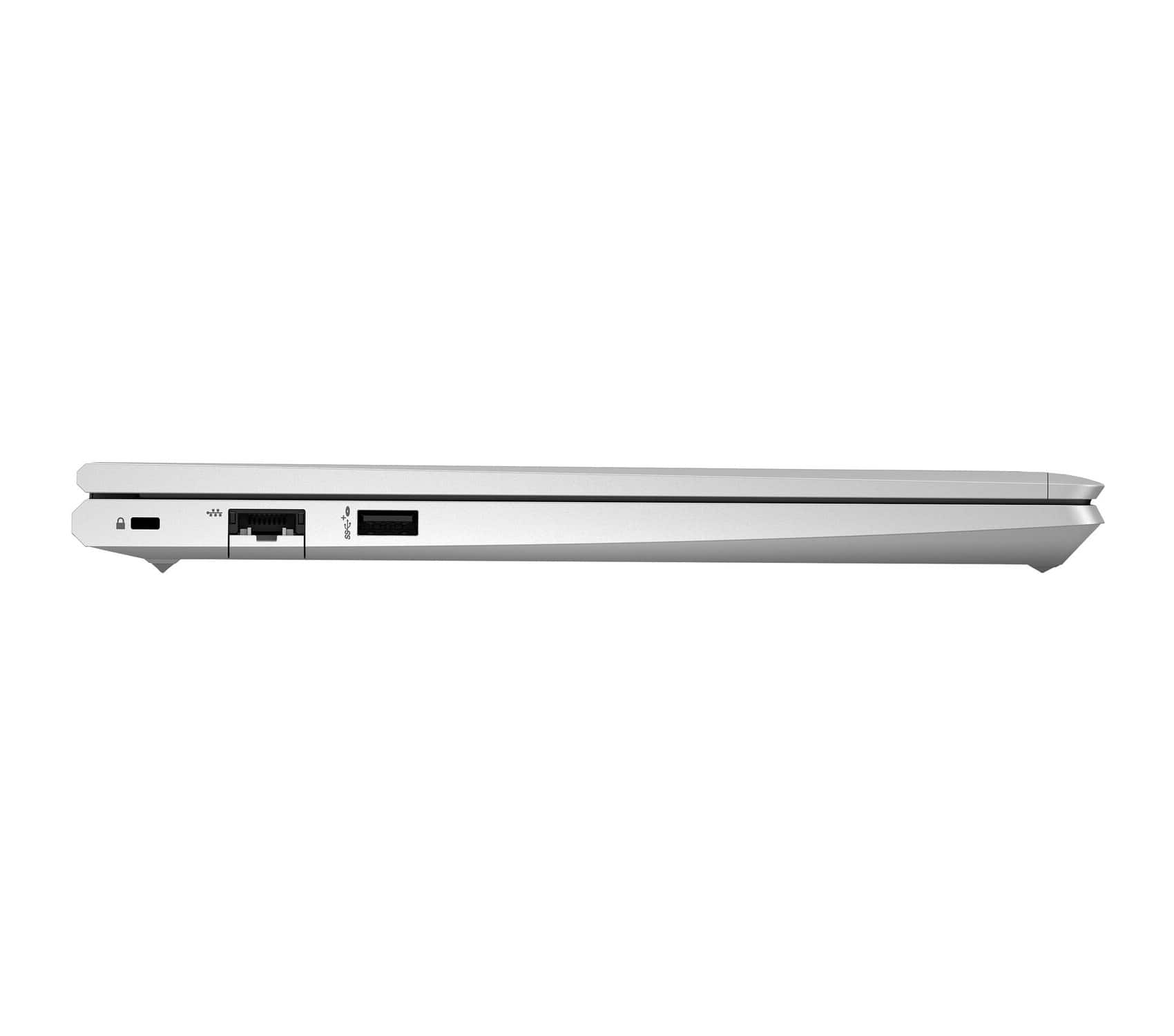 Left. HP - HP ProBook 445 G8 AMD Ryzen 5 5600U 2.3GHz, 16GB, 256GB SSD, 14" FHD, Windows 11 Pro (Refurbished) - Silver.