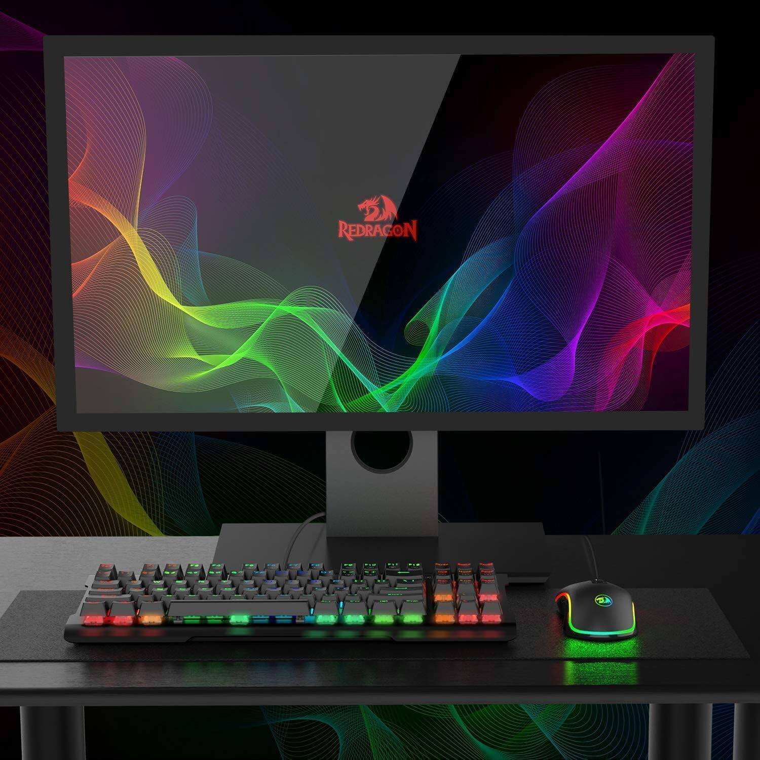 Alt View 7. REDRAGON - M711 Wired RGB Optical Gaming Mouse 10000 DPI Remapping Keys - Black.