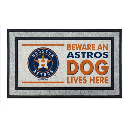 BEWARE AN ASTROS DOG LIVES HERE