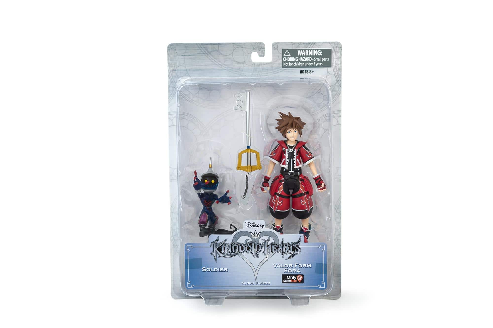 Diamond Comic - Kingdom Hearts Valor Form Sora & Soldier Exclusive Action Figure - 2-Pack - Red