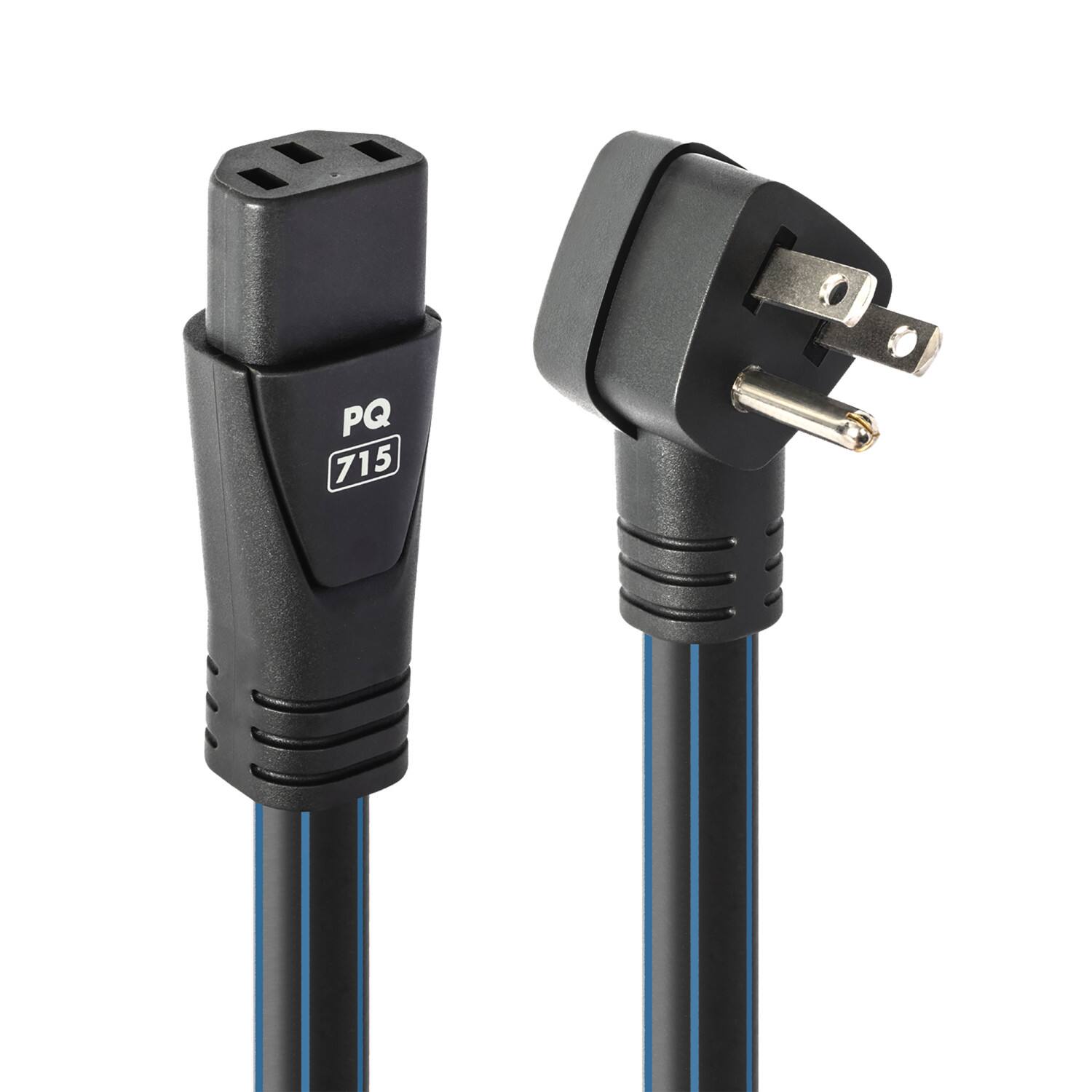 Alt View 1. AudioQuest - PowerQuest 707 Premium 12-Outlet/Unlimited Joules Non-Sacrificial Surge Protector with Transient Power Correction - Black.