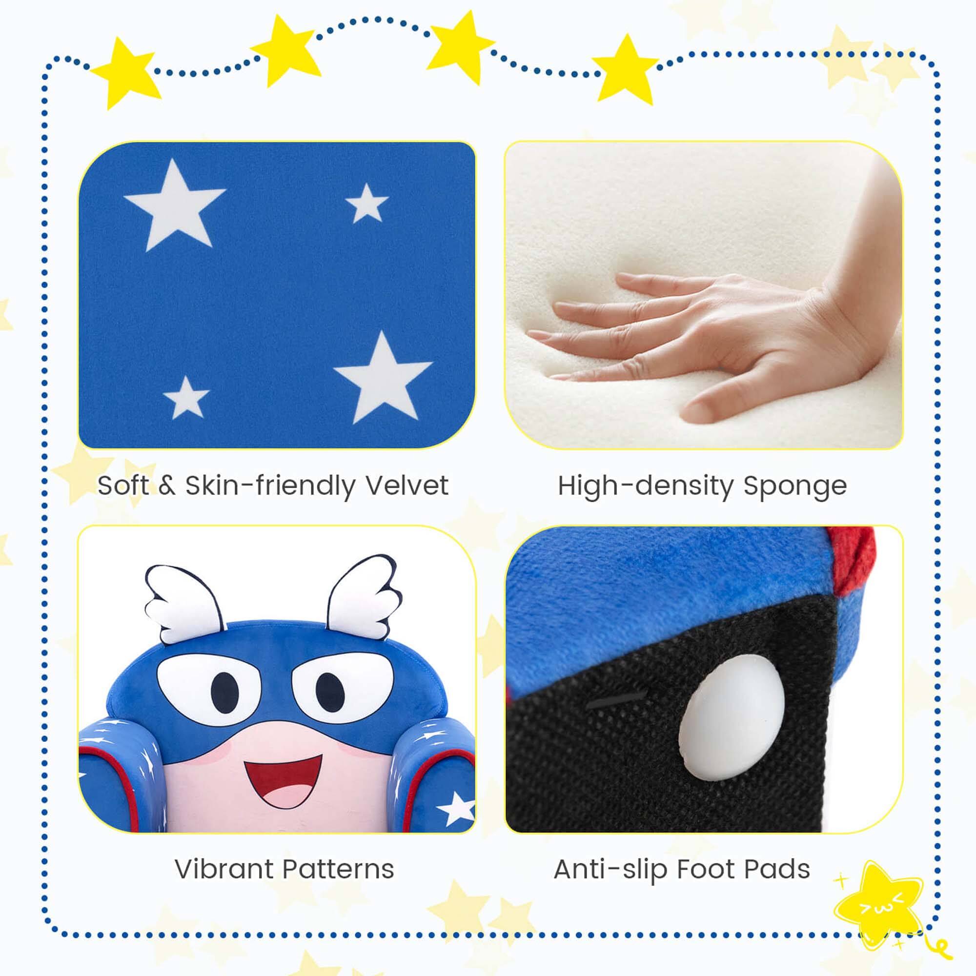 - Soft & Skin-friendly Velvet
- High-density Sponge
- Vibrant Patterns
- Anti-slip Foot Pads