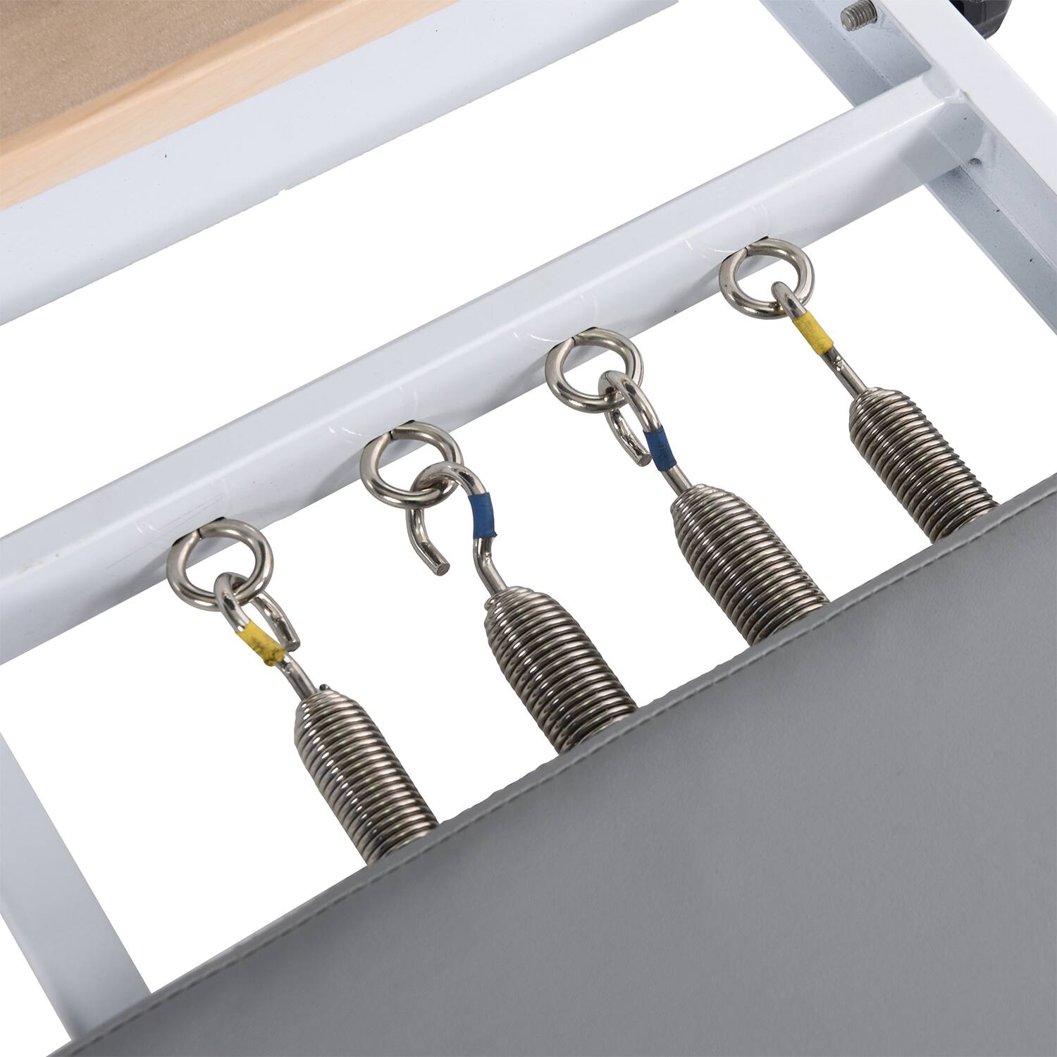 Alt View 8. Stamina Products - Stamina AeroPilates Precision Series Reformer Resistance Pilates Workout Board - White.