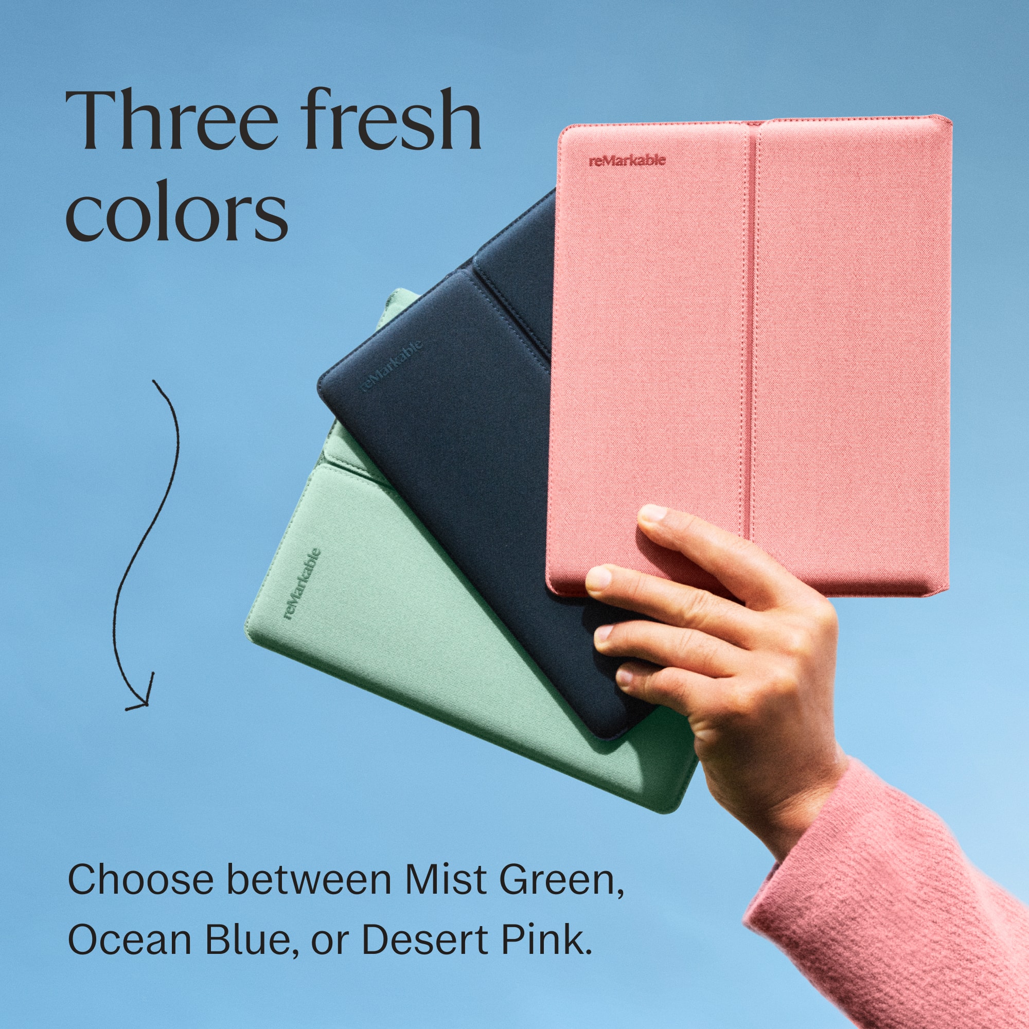 Sleeve Folio for reMarkable Paper Pure Mist Green RM15A-1002NW