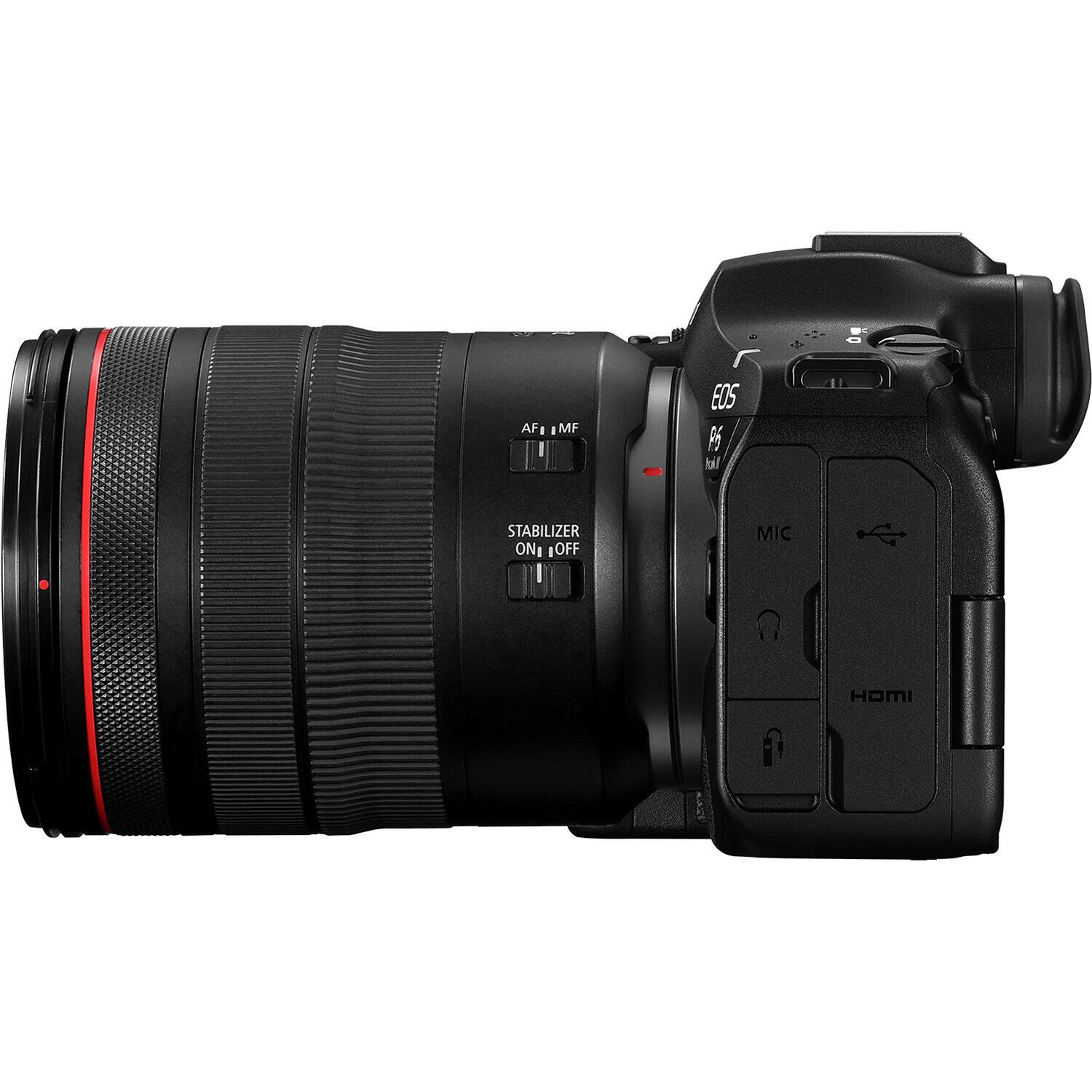 AF, MF  
STABILIZER ON/OFF  
MIC  
HDMI