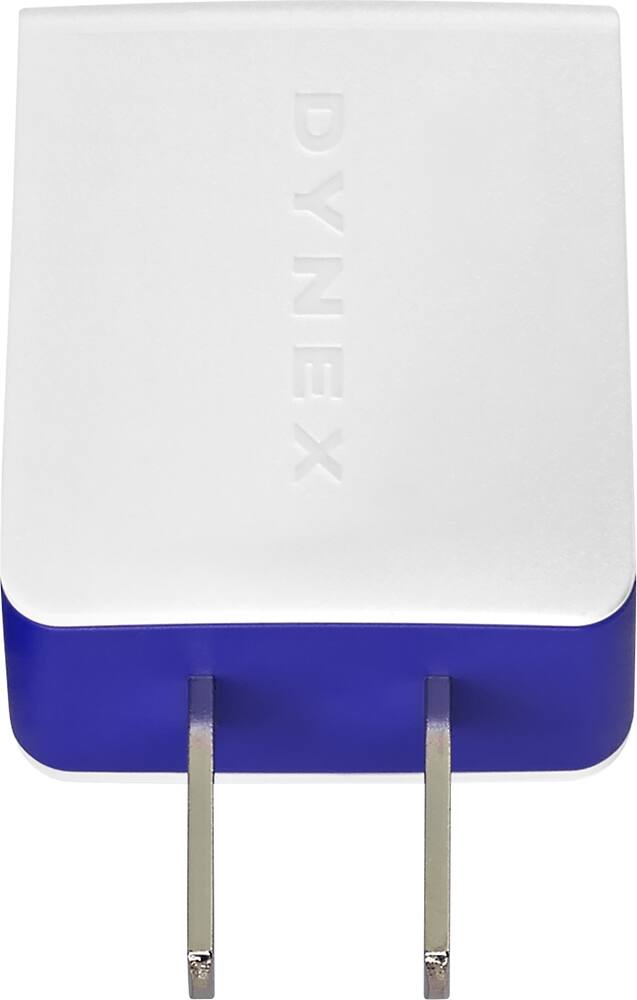 Front. Dynex™ - Wall Charger - Blue.