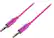 Front. Dynex™ - 3' Audio Cable - Purple/Pink.