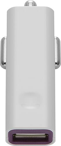 Insignia™ - Vehicle Charger - Purple - Larger Front