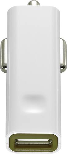 Insignia™ - Vehicle Charger - Green - Larger Front