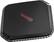 Left. SANDISK - Extreme 500 120GB External USB 3.0 Portable SSD - Black.