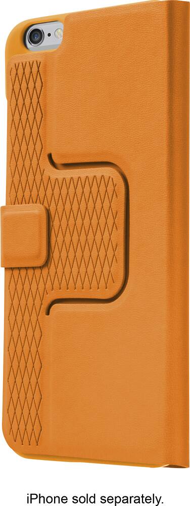 Front. LAUT - Revolve Folio Case for Apple® iPhone® 6 Plus and 6s Plus - Orange.